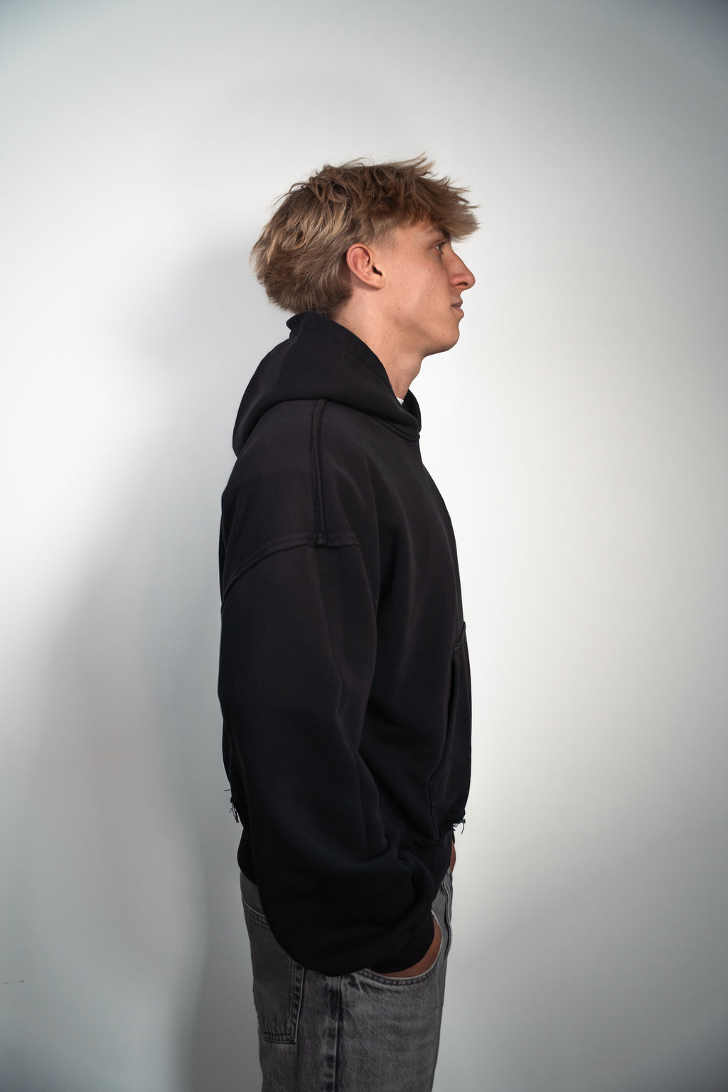 BLACK ON BLACK HOODIE