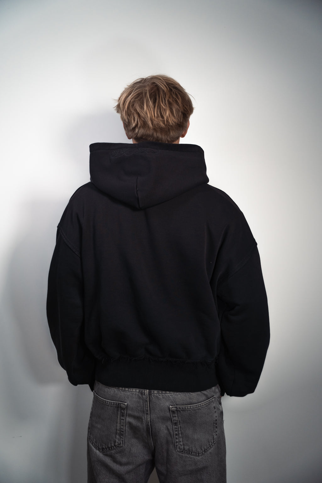 BLACK ON BLACK HOODIE